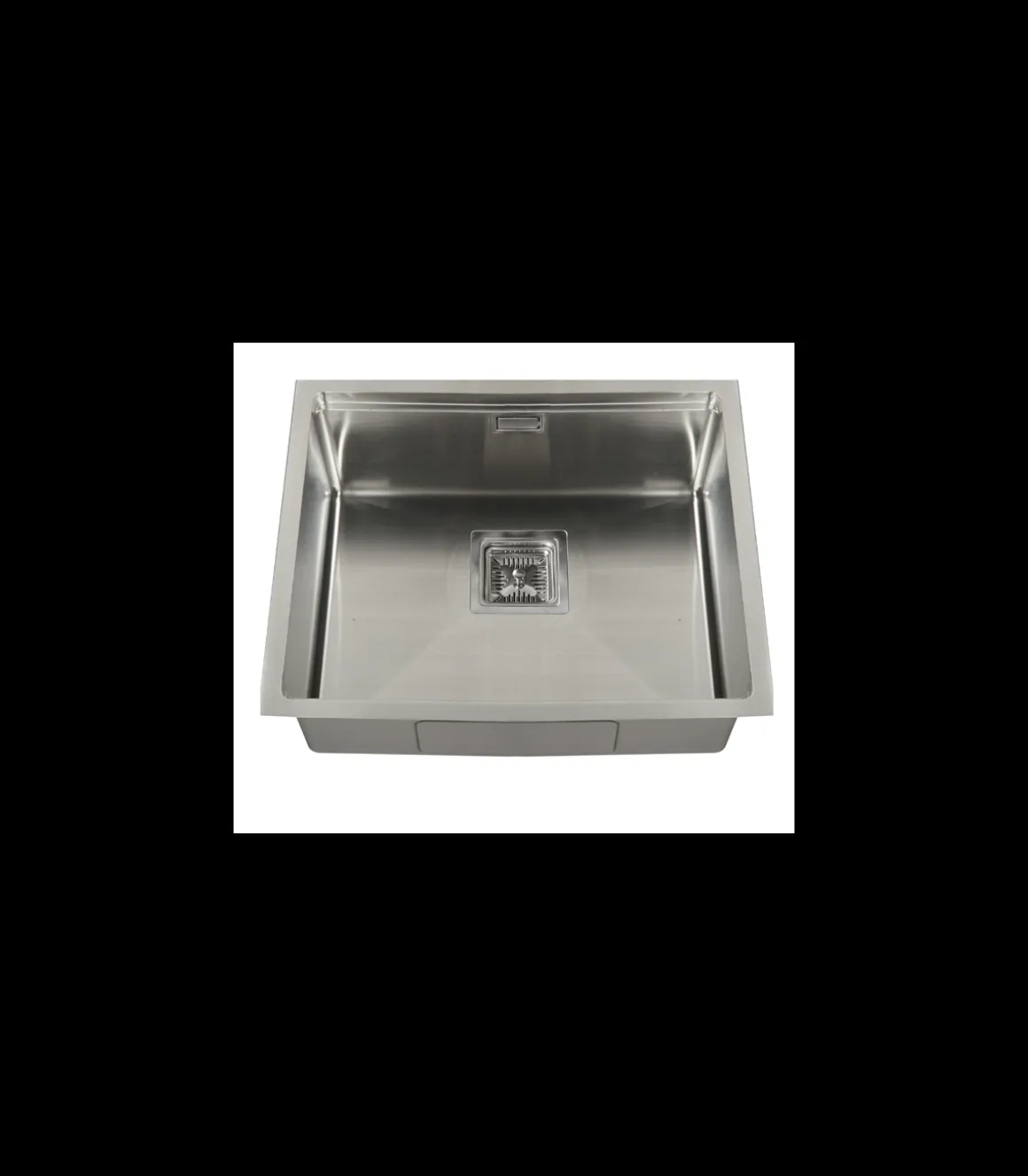 Fregadero de un seno en inox con bandeja Libia 54 cm(ancho) 44 cm(largo)