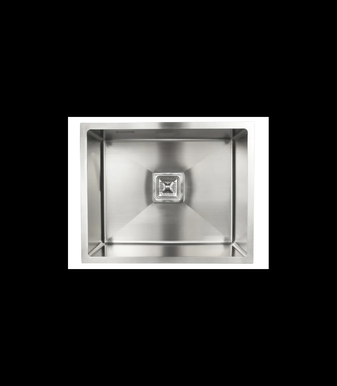 Fregadero de un seno en inox Irlanda 54 cm(ancho) 44 cm(largo)