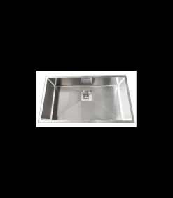 Fregadero de un seno en inox Israel, 77,6 cm(ancho)43,6 cm(largo)