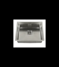 Fregadero de un seno en inox Libia, 54 cm(ancho) 44 cm(largo)