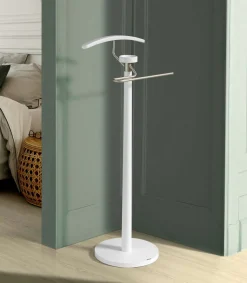 Galan 338 cromo satinado lacado en blanco. 112 cm(alto), 46 cm(ancho), 34 cm(fondo)