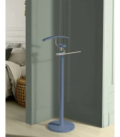Galan 338 cromo satinado lacado en azul. 112 cm(alto), 46 cm(ancho), 34 cm(fondo)