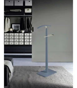 Galan 303 herraje cromo satinado y madera color azul. 114 cm (alto), 48 cm (ancho), 28 cm(fondo).