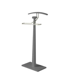 Galan 368 lacado en gris y herraje cromo. 112 cm(alto), 46 cm (ancho), 34 cm(fondo).