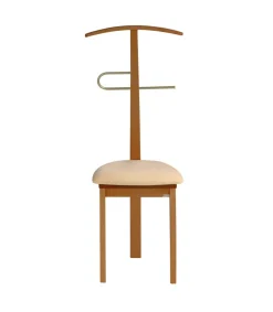 Galán 364 con asiento herrajes cromado satinado lacado en cerezo, 108 cm(alto)46 cm(ancho)44 cm(largo)