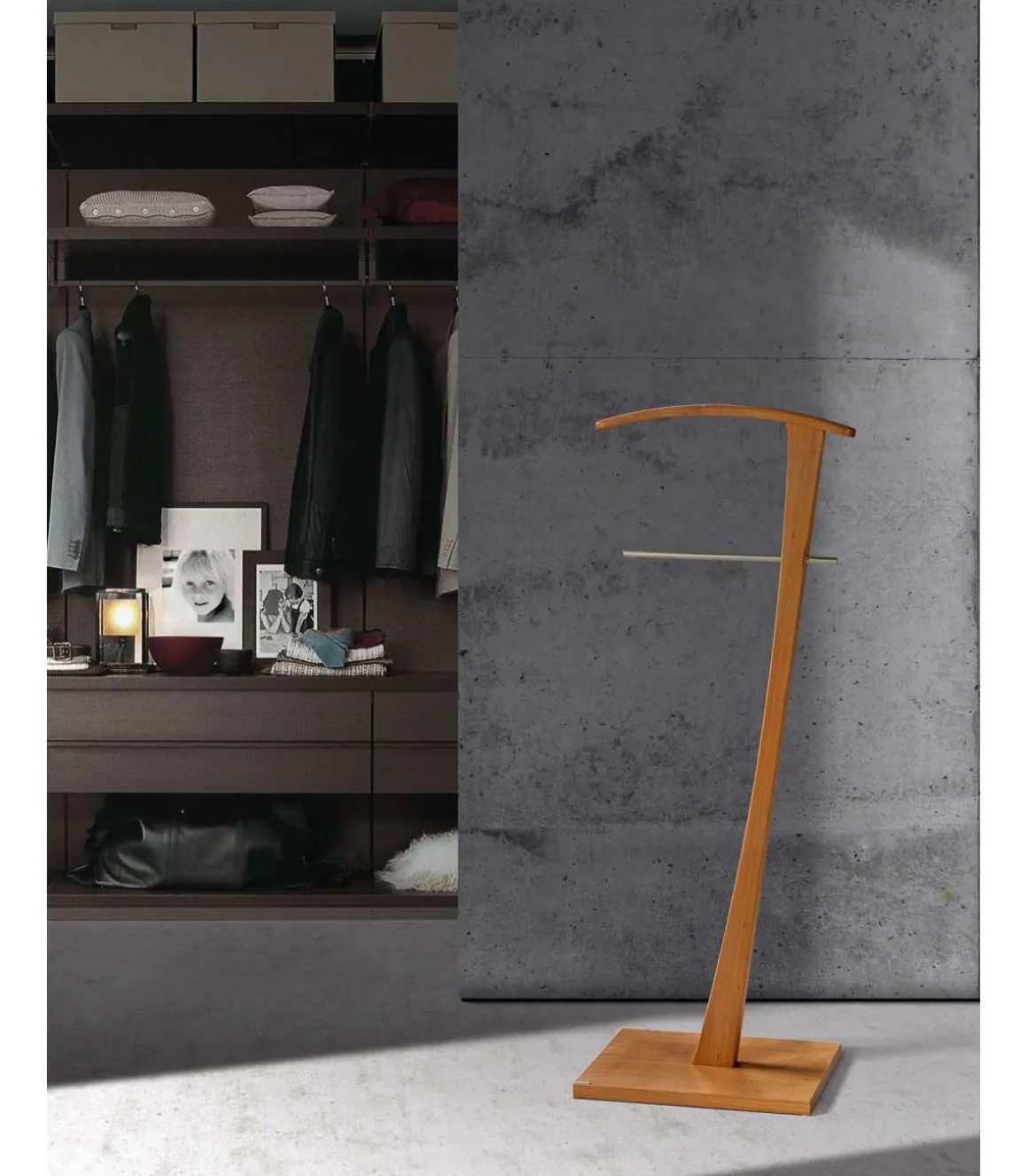Galán 310 herraje cromo satinado lacado cerezo, 115cm(alto) 48cm(ancho) 28cm(largo)