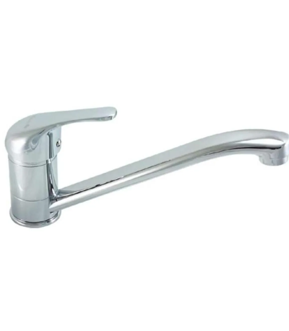 Grifo monomando Costa Rica cuerpo bajo en cromo 12 cm(alto) 22,5 cm(largo)