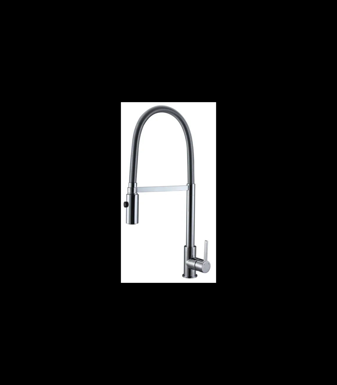 Grifo Monomando Fregadero Columna Londres cromo. 54.5cm(alto) 21cm(largo).