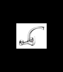 Grifo monomando Fregadero Pared Nova Caño Fundido ancho 11 cm.