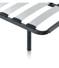 Juego de 4 patas acabado gris para bases tapizadas.