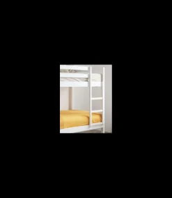 Litera de melamina para dormitorio juvenil Aguilar. 201 cm (largo) x 100 cm (ancho) x 146 cm (alto).