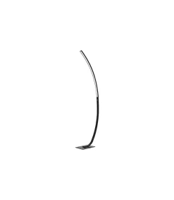 Lámpara de pie led modelo Aldo acabado negro mate, 146 cm(alto)18 cm(ancho)41 cm(largo)