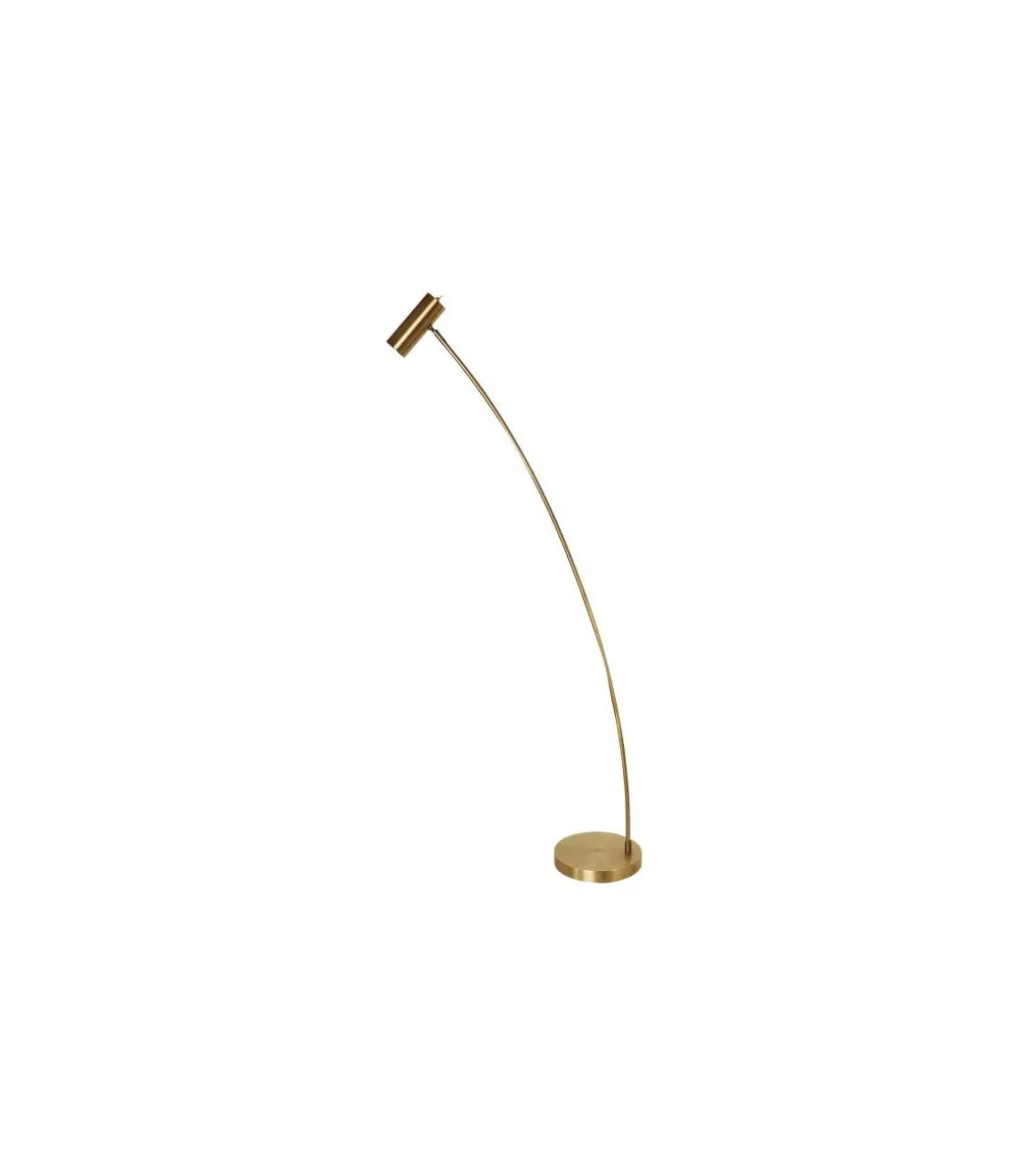 Lámpara de pie modelo Antia acabado latón, 149cm(alto) 23cm(ancho) 55cm(largo)