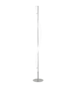 Lámpara de pie modelo Serpis acabado cromo 159cm (alto) 23cm (ancho) 23cm(largo)