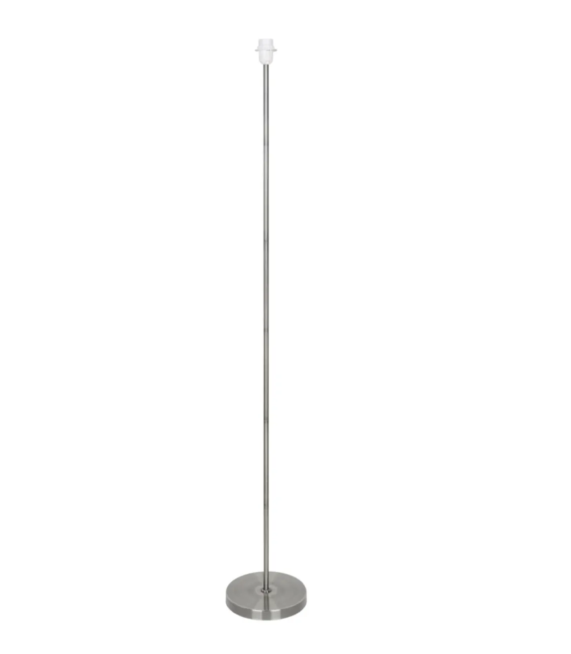 Lámpara de pie modelo Travis acabado niquel satinado 155cm (alto) 22cm (ancho) 22cm(largo)