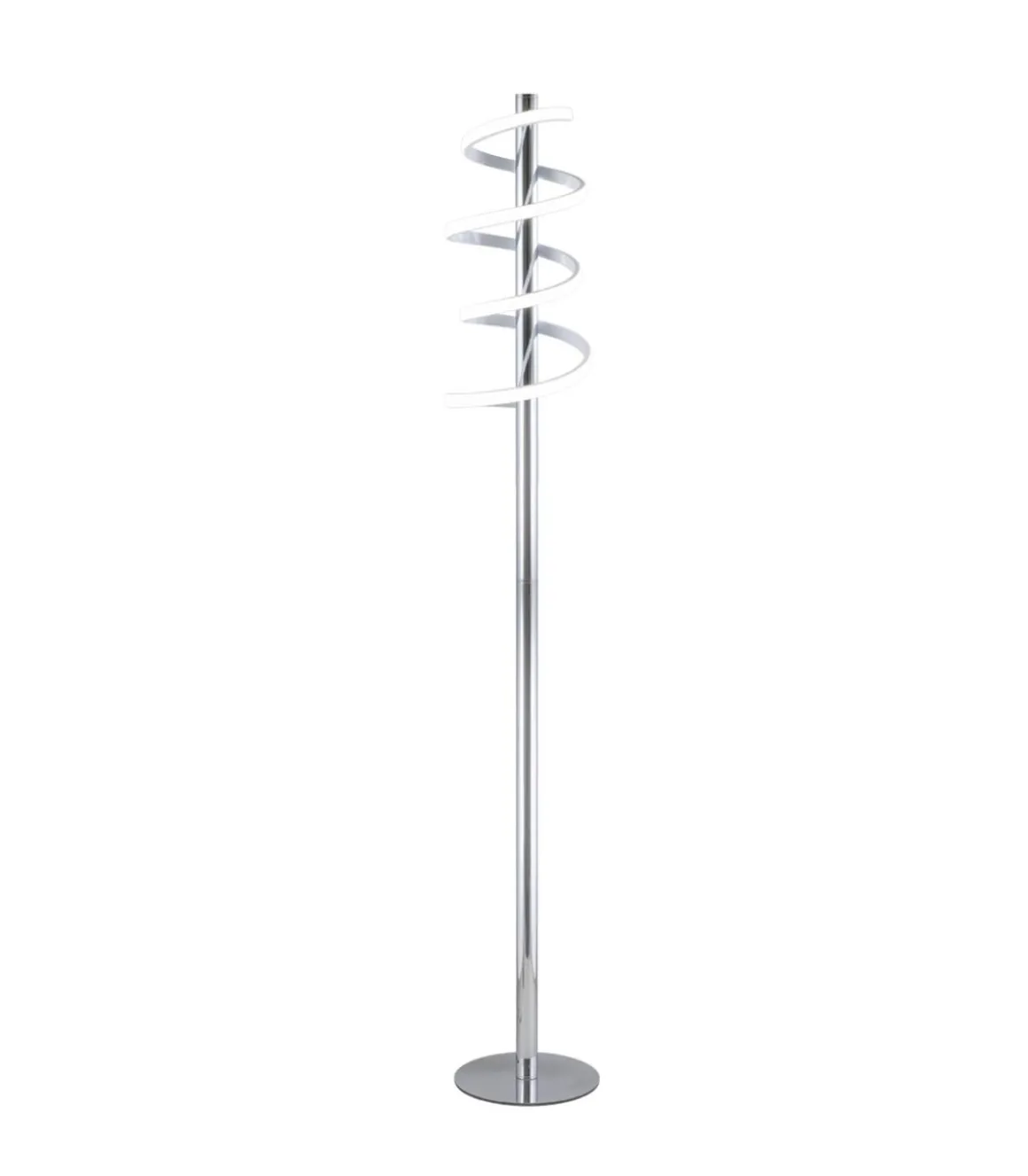 Lámpara led de pie modelo Moeb acabado cromo 141 cm(alto)22 cm(ancho)28 cm(largo)