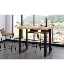 Mesa Alta Bar loft roble nordish 100 cm(alto)120 cm(ancho)70 cm(largo)