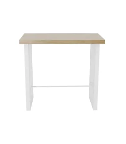 Mesa Alta Bar loft roble nordish/blanco, 100 cm(alto)120 cm(ancho)70 cm(largo)