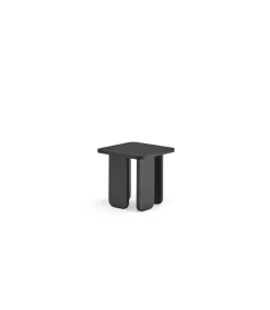 Mesa auxiliar para comedor modelo Arq acabado negro, 48cm(ancho) 48cm(alto) 48cm(largo)