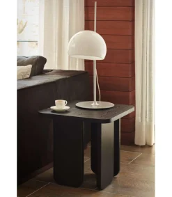 Mesa auxiliar para comedor modelo Arq acabado negro, 48cm(ancho) 48cm(alto) 48cm(largo)