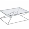 Mesa centro Keops acabado acero 45 cm(alto) 120 cm(ancho) 80 (fondo)