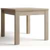 Mesa comedor extensible acabado roble sable, 76 cm(alto)90-180 cm(ancho)90 cm(largo)