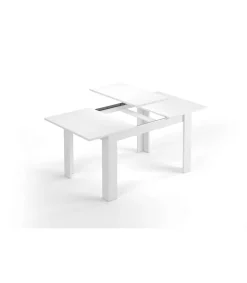 Mesa comedor extensible Paris en color blanco artik 78 cm(alto)140-190 cm(ancho)90 cm(largo)
