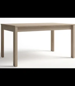 Mesa comedor Ossa extensible acabado roble sable, 74 cm(alto)140-200 cm(ancho)90 cm(largo)