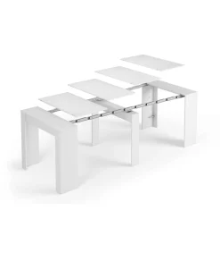 Mesa comedor Paris 5 posiciones. 90x50 cm extensible hasta 237x90 cm.