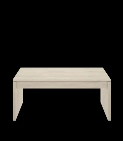 Mesa de centro elevable Carboneros en color natural 43 cm(alto)102 cm(ancho)50 cm(largo)