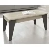 Mesa de centro elevable Ugijar en ártico y grafito. 46 cm(alto)100 cm(ancho)50 cm(largo)