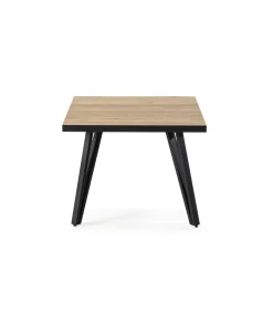 Mesa de centro Mateo acabado natural, 45cm(alto) 60cm(ancho) 60cm(fondo)