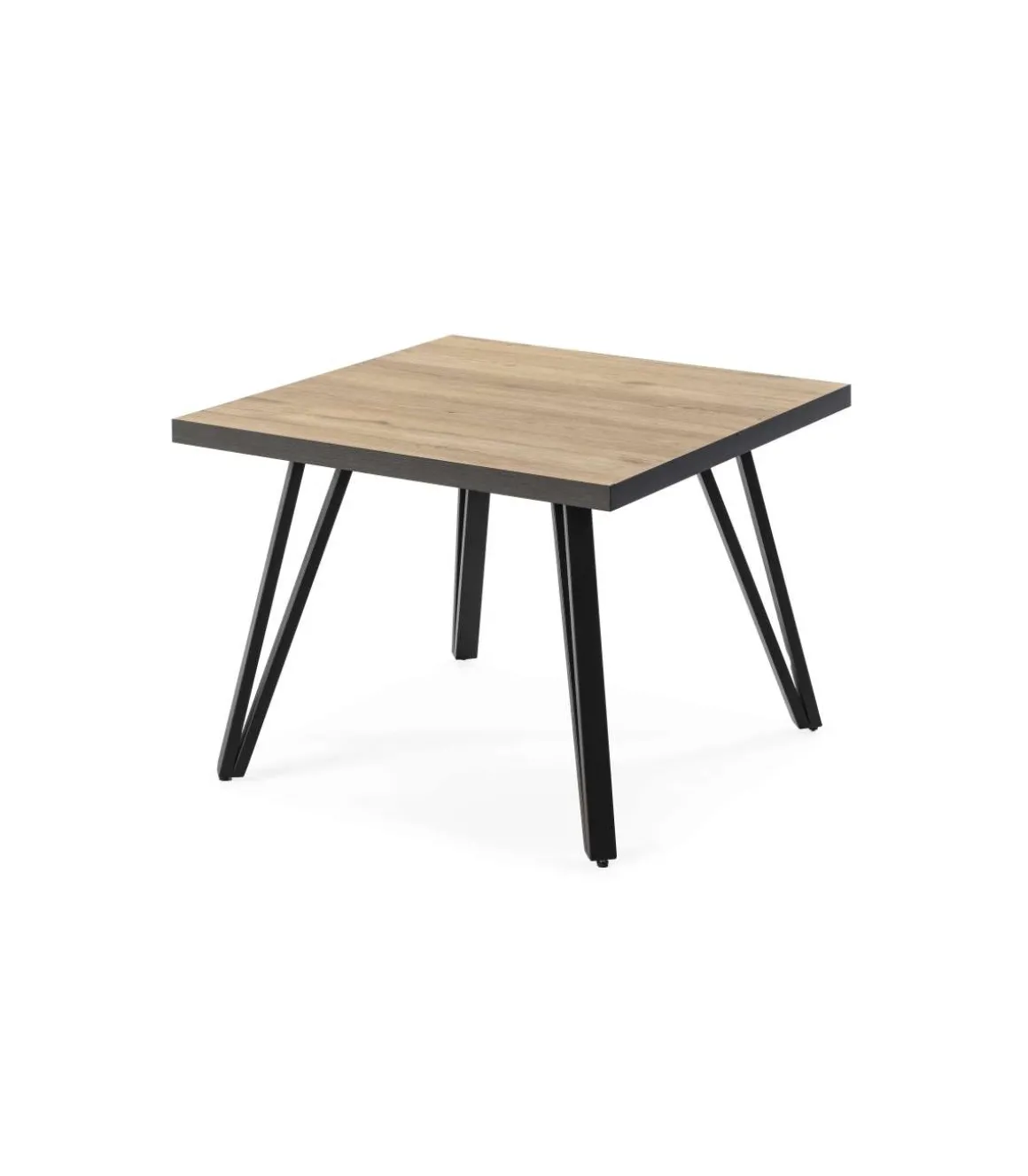 Mesa de centro Mateo acabado natural, 45cm(alto) 60cm(ancho) 60cm(fondo)