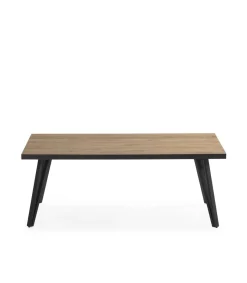 Mesa de centro Mateo acabado natural, 45cm(alto) 120cm(ancho) 60cm(fondo).