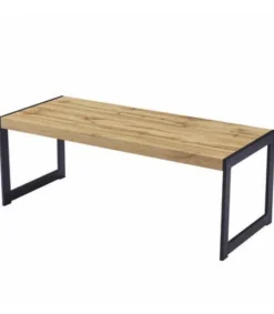 Mesa de centro Ribadesella acabado negro 50 cm (alto) 120 (ancho) 50 cm (fondo)