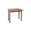 Mesa de cocina Carol con apertura tipo libro acabado cerezo, 80 x 40/80 x 76 cm (largo x ancho x alto)