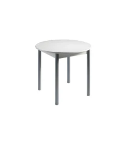 Mesa de cocina extensible tipo libro Fátima acabado blanco, 90/120 x 90 x 75.5 cm (largo x acho x alto)