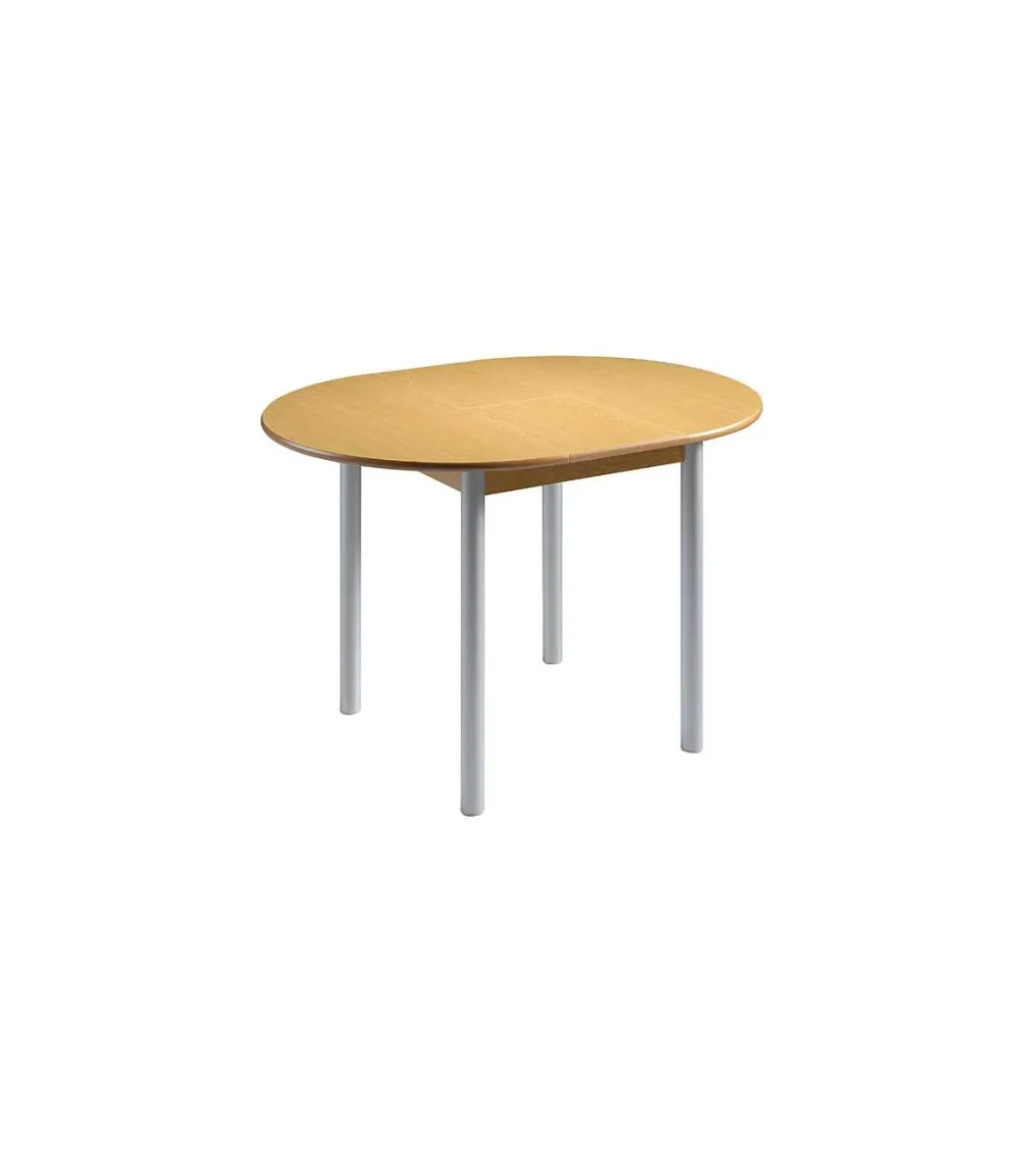 Mesa de cocina extensible tipo libro Fátima acabado roble 90/120 x 90 x 75.5 cm (largo x acho x alto)