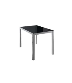 Mesa de comedor Daniela en acabado color negro. 76 cm(alto)110 cm(ancho)75 cm(largo)