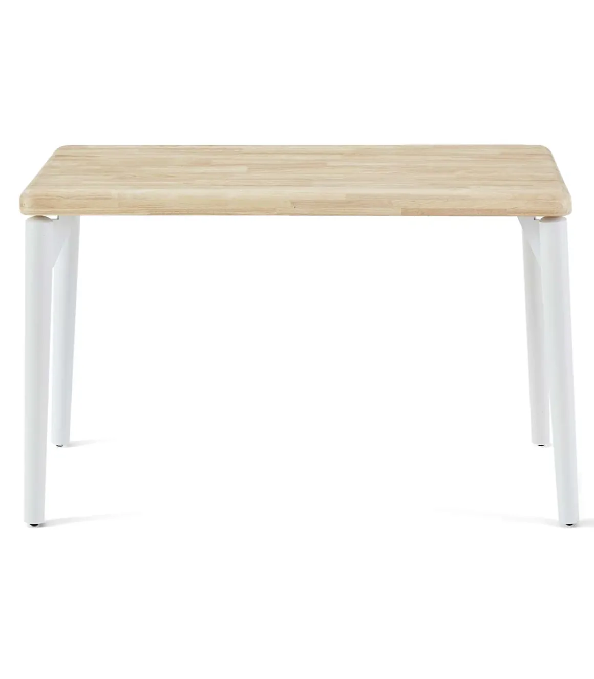 Mesa de comedor fija Moon acabado Roble nordish/blanco, 76cm(alto) 120cm(ancho) 60cm(largo)