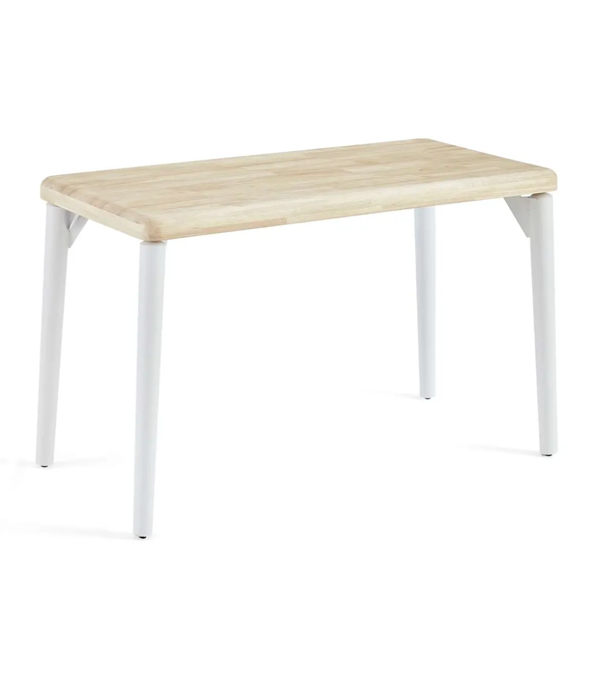 Mesa de comedor fija Moon acabado Roble nordish/blanco, 76cm(alto) 120cm(ancho) 60cm(largo)