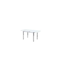 Mesa de cristal extensible modelo Duero. 140-220 cm(ancho) 75 cm(altura) 90 cm(fondo)