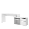 Mesa de despacho Santa Elena en blanco, 75 cm(alto)139 cm(ancho)50 cm(fondo)