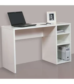Mesa de estudio Sofia reversible en blanco. 75 cm(alto)120 cm(ancho)50 cm(fondo)