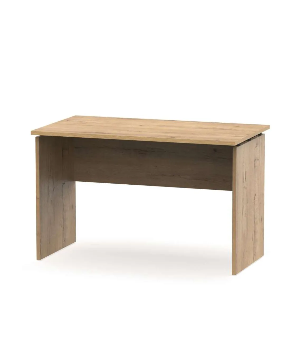 Mesa de oficina Teide en color roble gold. 76 cm(alto)120 cm(ancho)78 cm(fondo)
