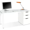 Mesa de ordenador reversible Seul en acabado blanco 74 cm(alto)138 cm(ancho)60 cm(largo)