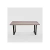 Mesa de salón modelo Atenea acabado olmo. 180cm(ancho) 76cm(altura) 90cm(fondo)