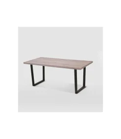 Mesa de salón modelo Atenea acabado olmo. 180cm(ancho) 76cm(altura) 90cm(fondo)