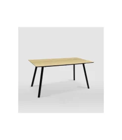 Mesa de salón modelo Hera acabado natural. 140cm(ancho) 75cm(altura) 80cm(fondo)