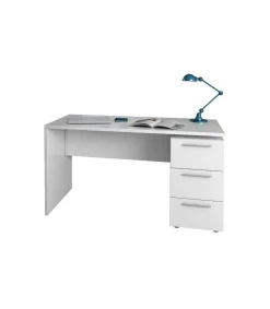 Mesa despacho Tokio tres cajones blanco artik 74 cm(alto)138 cm(ancho)60 cm(largo)